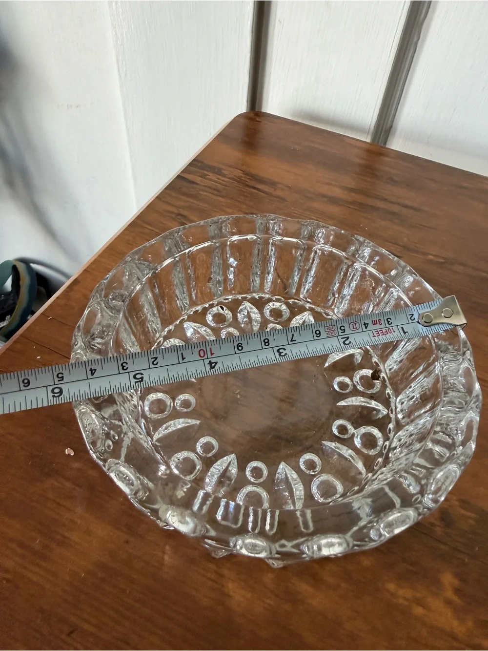 Clear Glass Decorative Bowl - Classic Clear vintage